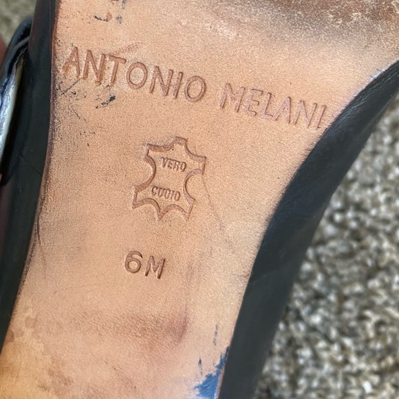 Antonio Melani Black Block Heel Mary Jane’s 6 - Picture 9 of 11